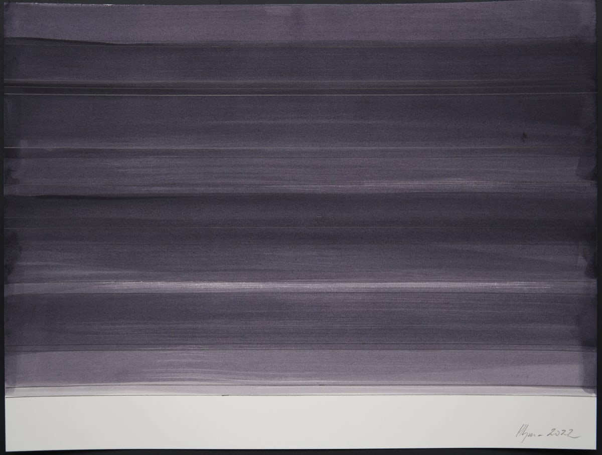 Blek 12 rendur „Húm“ 31x41 N°15 by Hlynur Helgason 