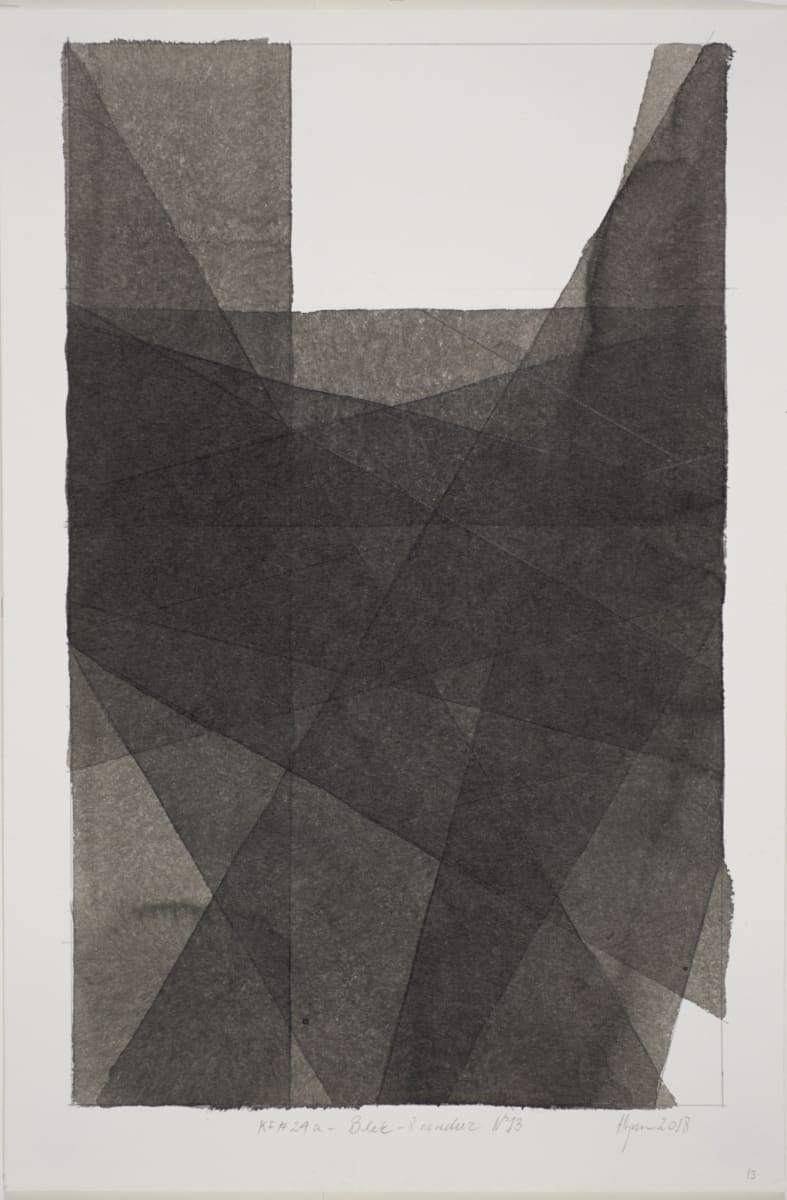 Blek 8 rendur 20x32 N°13 by Hlynur Helgason  Image: 8 / blek og blýantur/ink and pencil 20x32cm N°13 2018