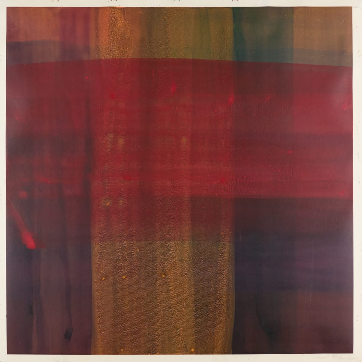 Málverk 1.1998 – akrýl 68×68 – 1998 by Hlynur Helgason 