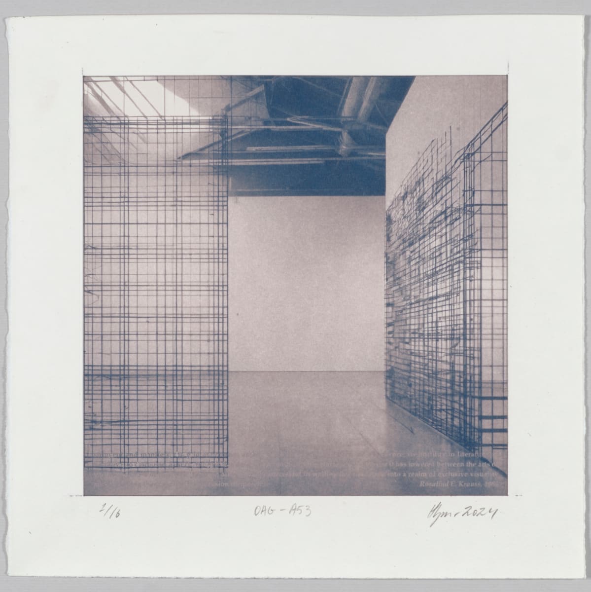 Originality of the avant-garde :  Grid – #A053 1/6 by Hlynur Helgason 