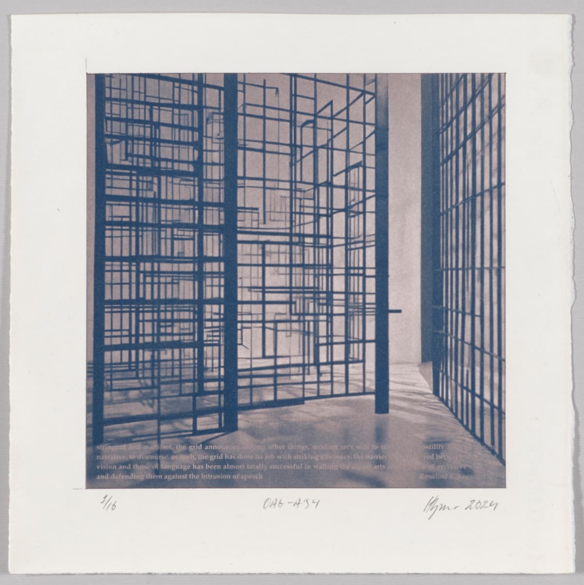 Originality of the avant-garde :  Grid – #A054 1/6 by Hlynur Helgason 