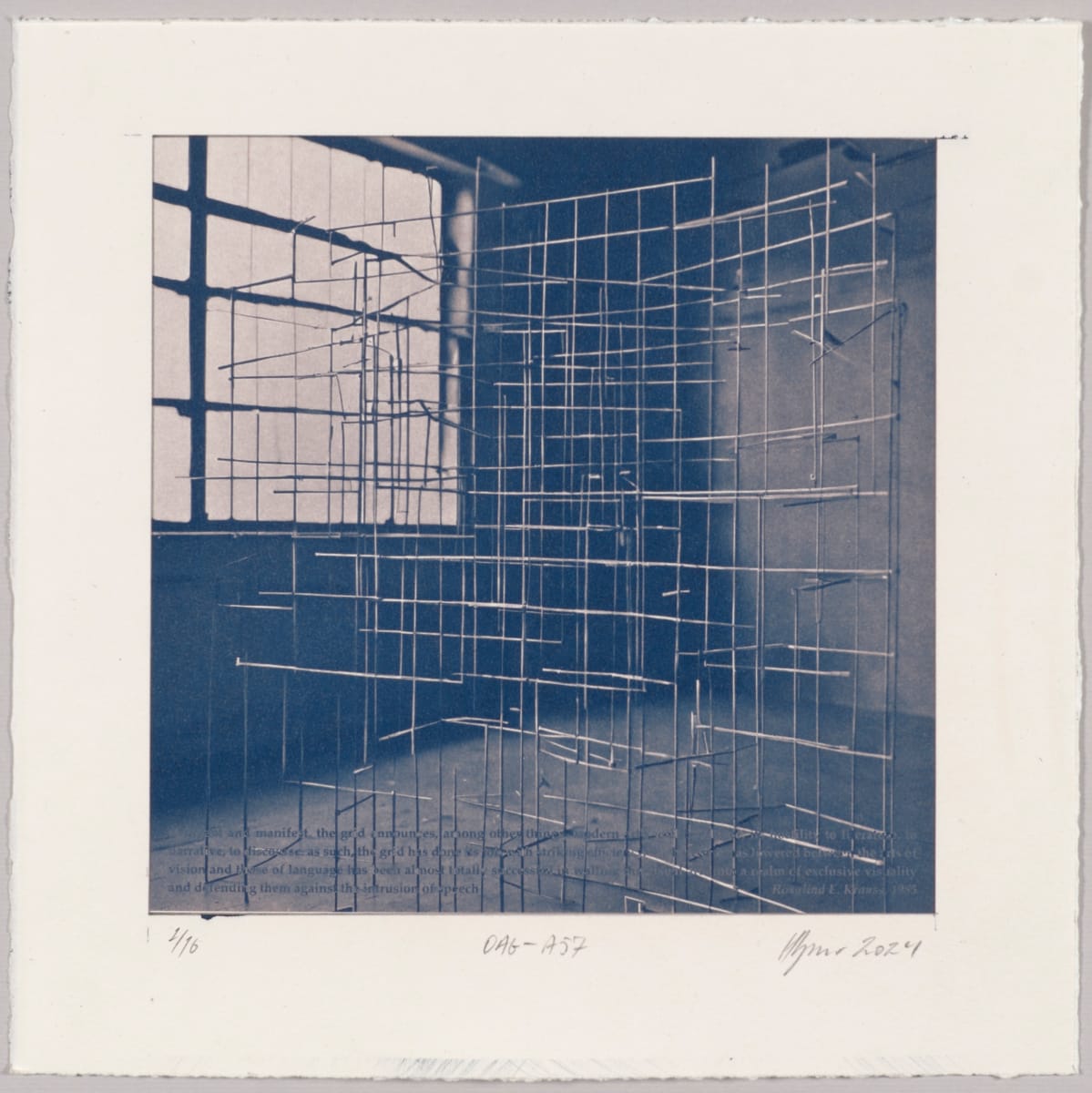 Originality of the avant-garde :  Grid – #A057 1/6 by Hlynur Helgason 
