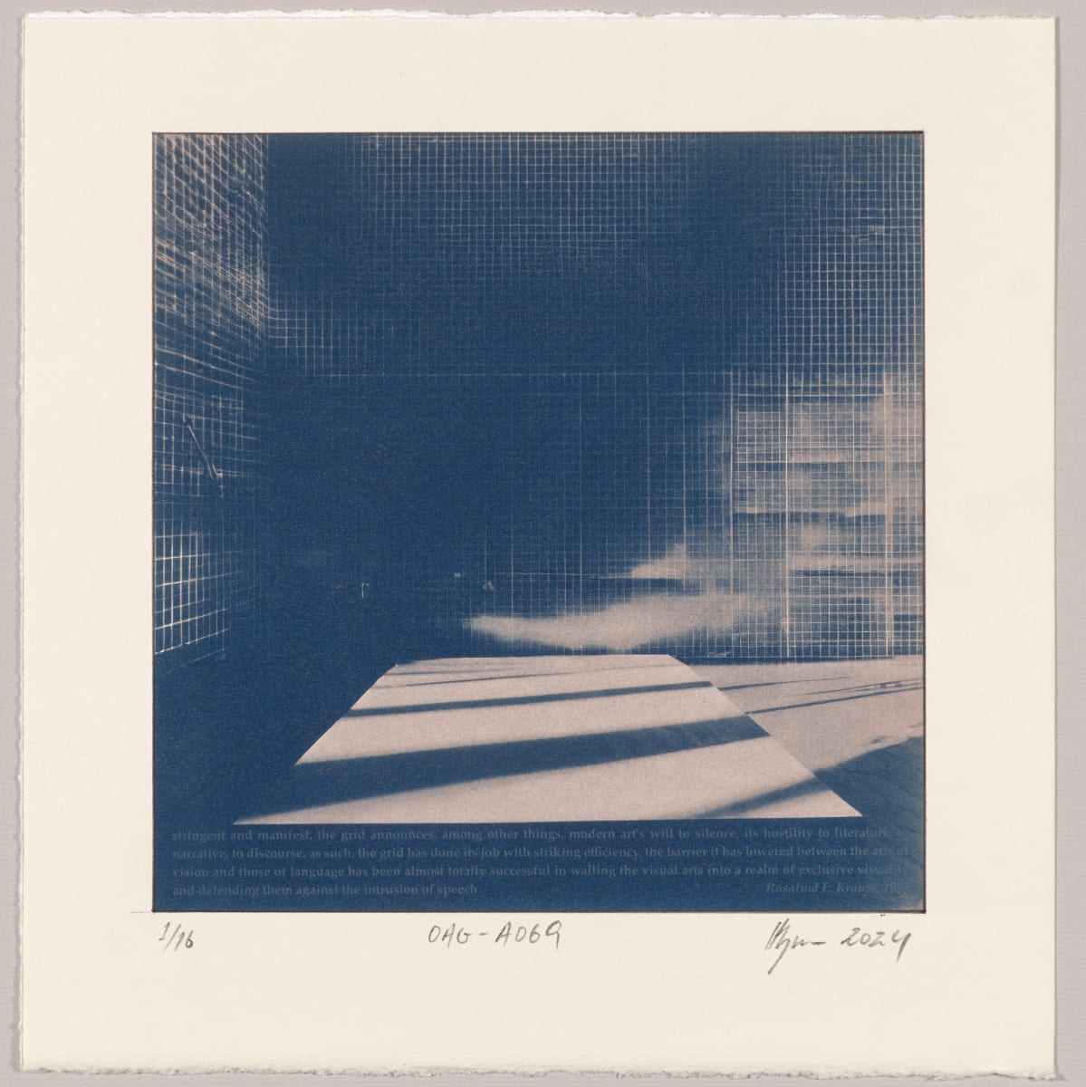 Originality of the avant-garde : Grid – #A069 1/16 by Hlynur Helgason