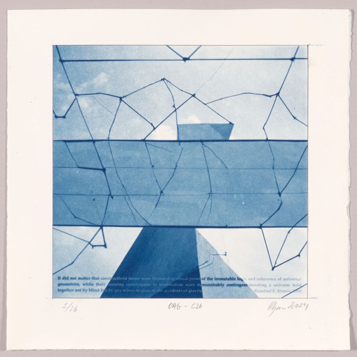 Originality of the avant-garde :  Sculpture in the Expanded Field – #C016 1/6 by Hlynur Helgason 