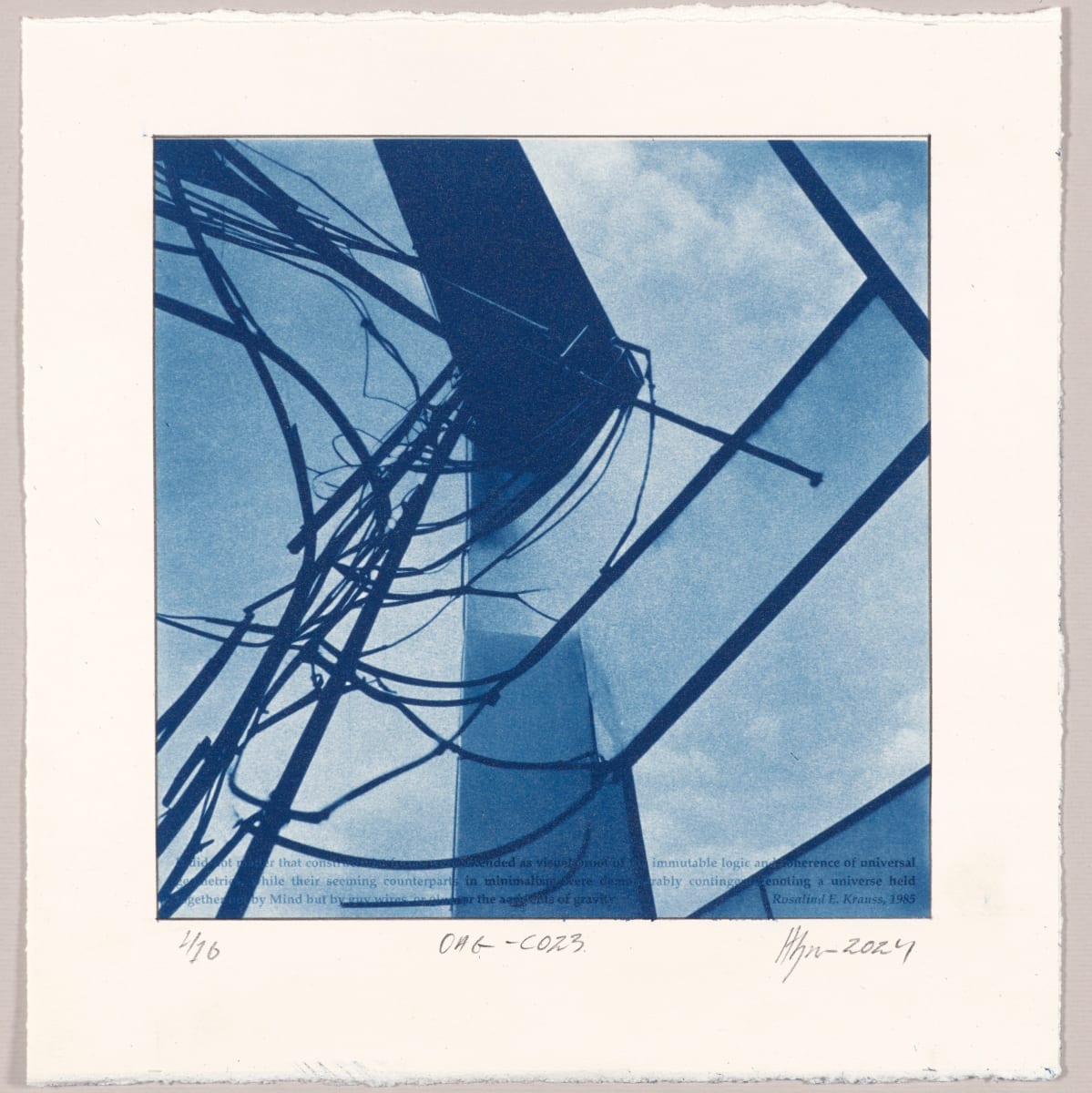 Originality of the avant-garde :  Sculpture in the Expanded Field – #C023 1/6 by Hlynur Helgason 