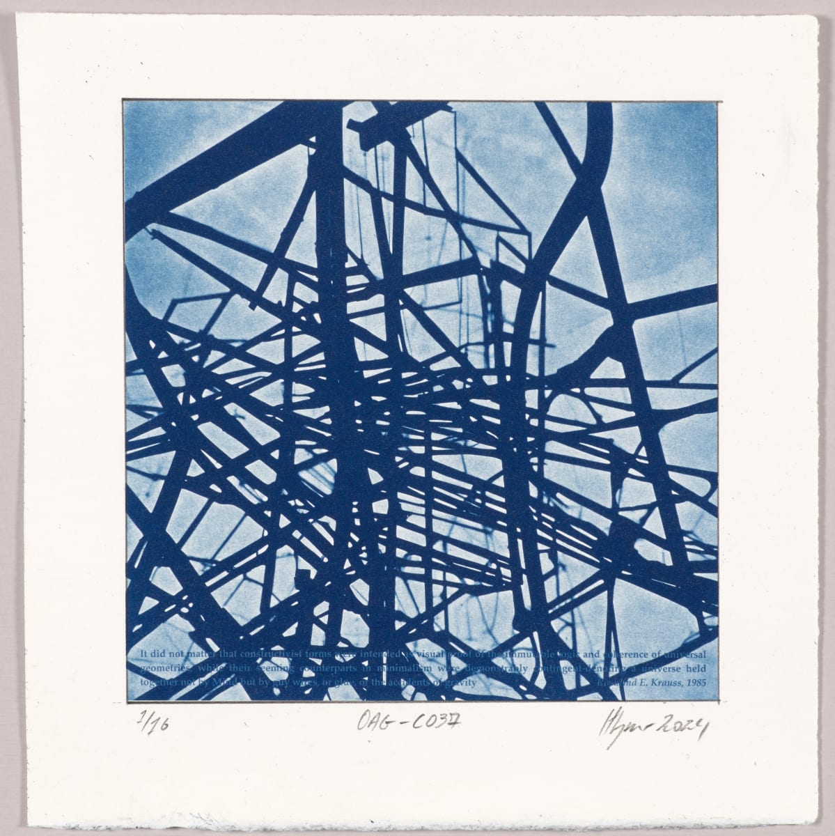 Originality of the avant-garde :  Sculpture in the Expanded Field – #C037 1/6 by Hlynur Helgason