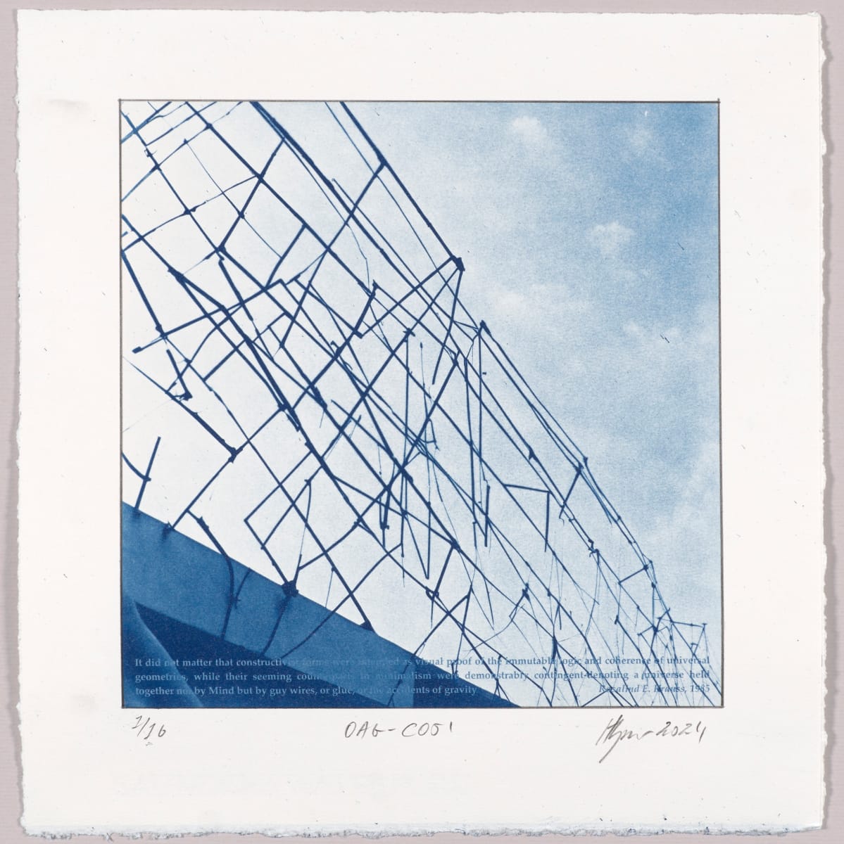 Originality of the avant-garde :  Sculpture in the Expanded Field – #C051 1/6 by Hlynur Helgason 