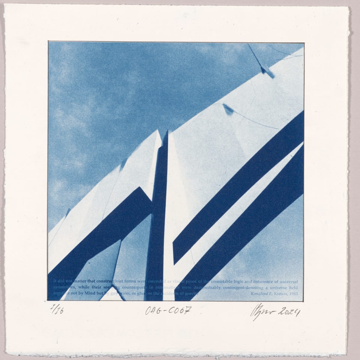 Originality of the avant-garde :  Sculpture in the Expanded Field – #C067 1/6 by Hlynur Helgason 