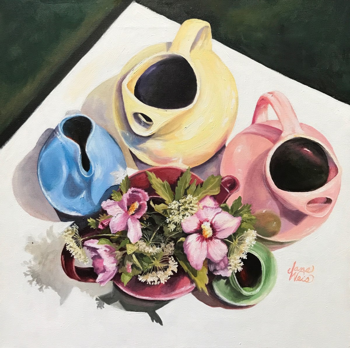 Hall's Pots #6 by Jane Weis 