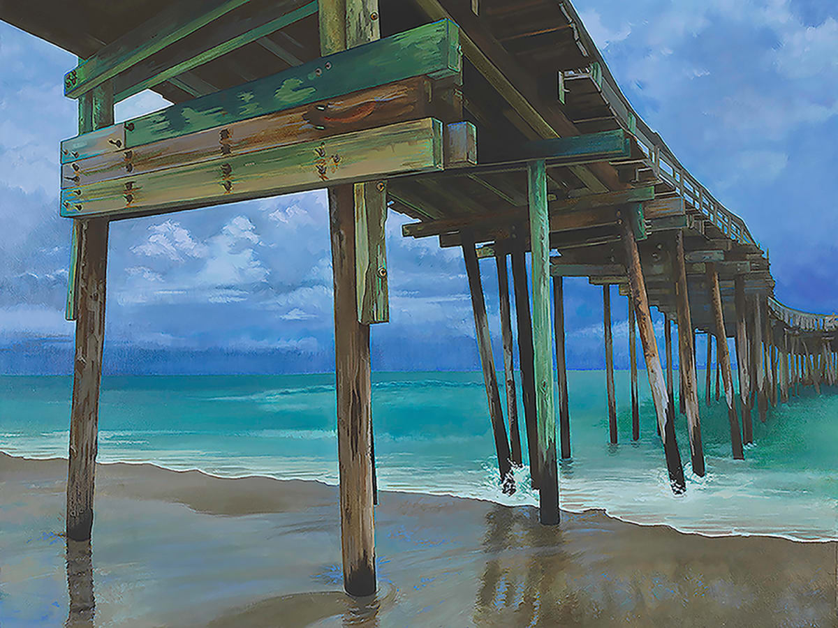 Kinnakeet Pier by Diane Liguori 