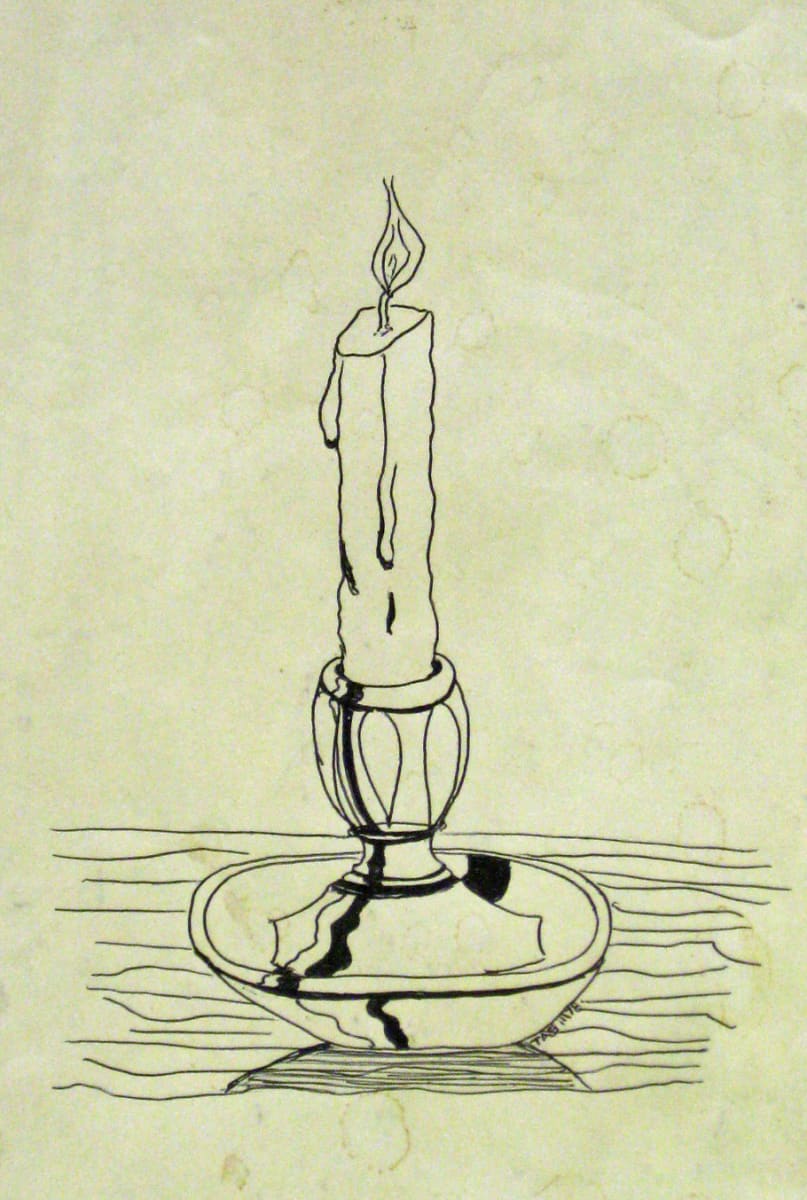 Blue Candle by Thomas Sundberg 