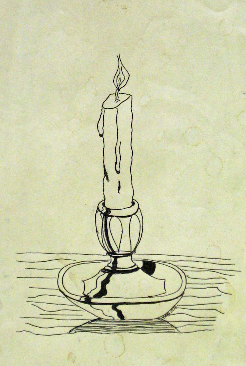 Blue Candle by Thomas Sundberg, Image 1.