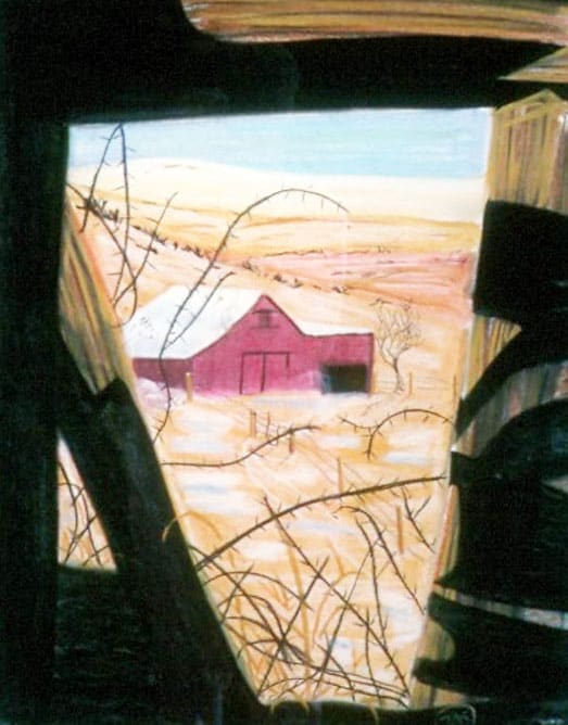 Red Barn by Thomas Sundberg 