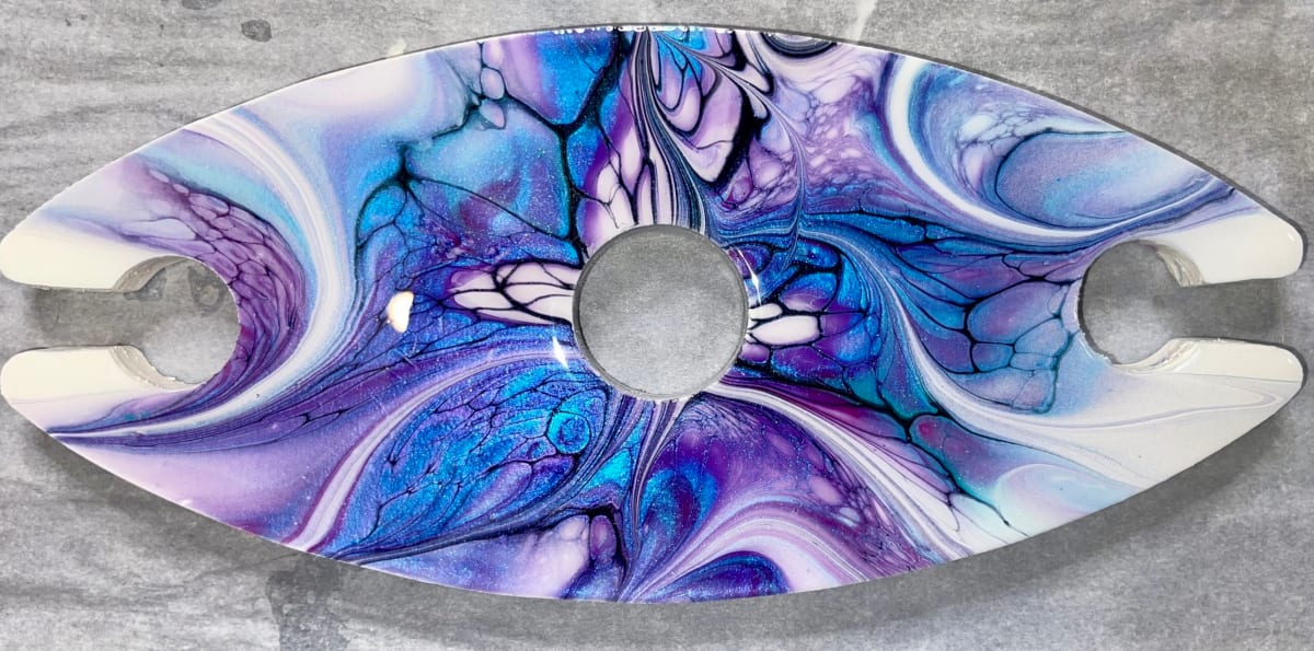 Pegasus Small Wine Caddy by Pourin’ My Heart Out - Fluid Art by Angela Lloyd 