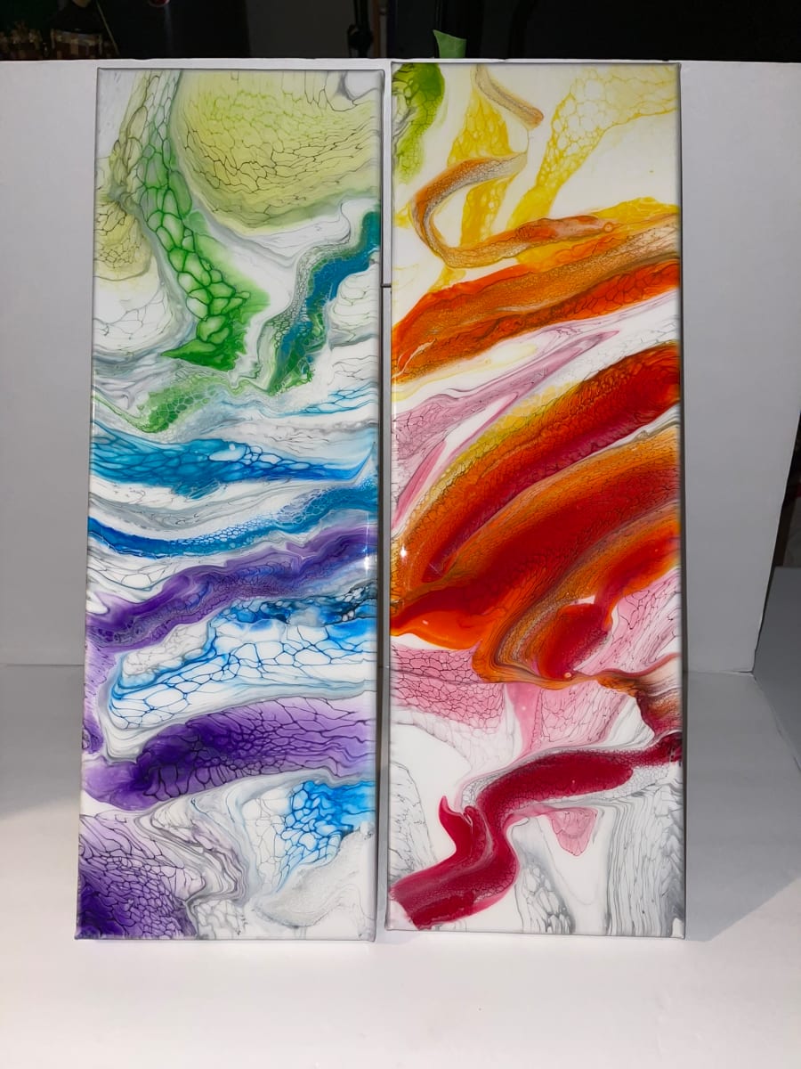 Throne of Mercy by Pourin’ My Heart Out - Fluid Art by Angela Lloyd 