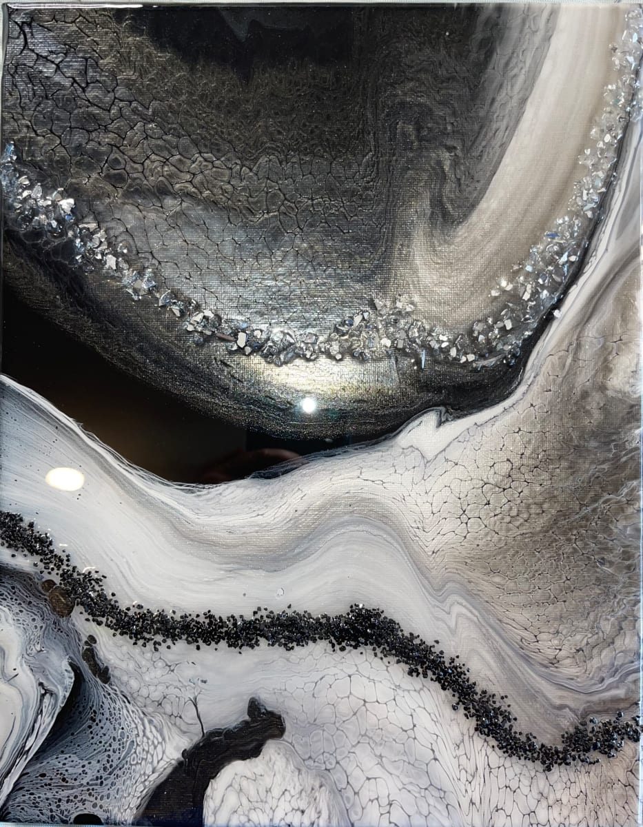 Reverse Upside Down by Pourin’ My Heart Out - Fluid Art by Angela Lloyd 