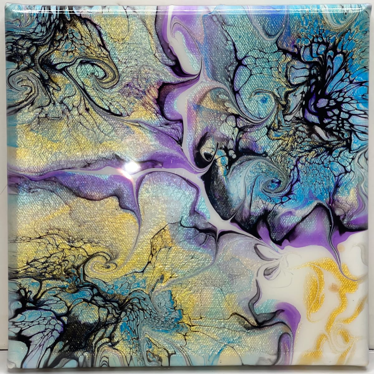 Amethyst by Pourin’ My Heart Out - Fluid Art by Angela Lloyd 