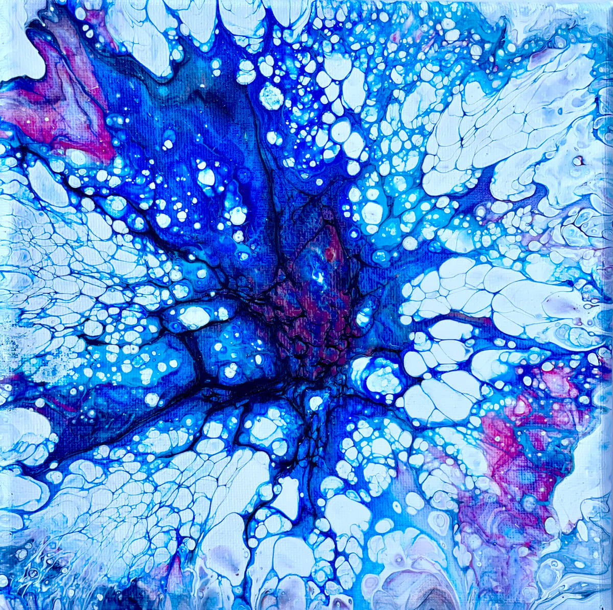 Cloud Burst by Pourin’ My Heart Out - Fluid Art by Angela Lloyd 