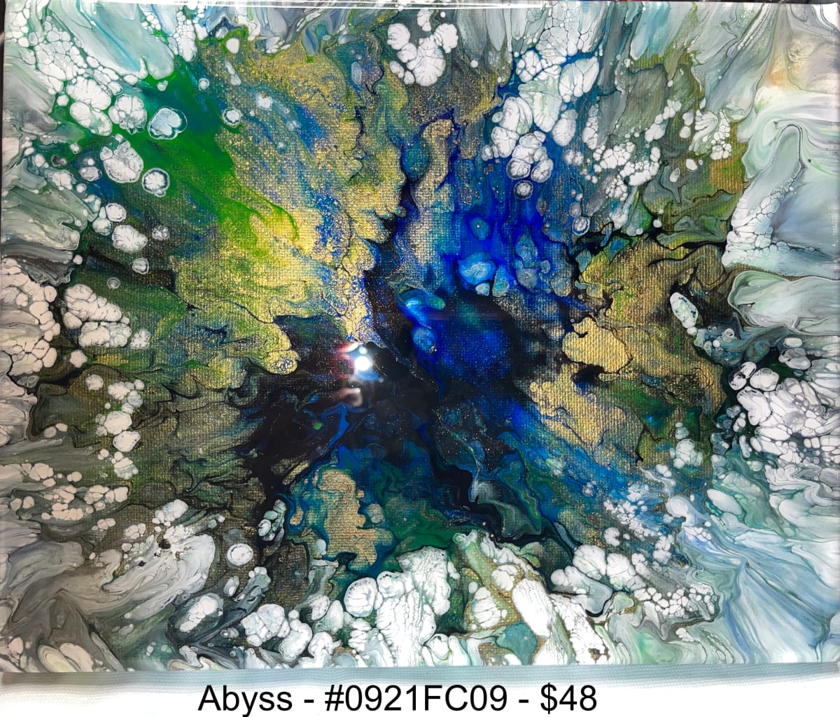 Abyss by Pourin’ My Heart Out - Fluid Art by Angela Lloyd, Image 1.