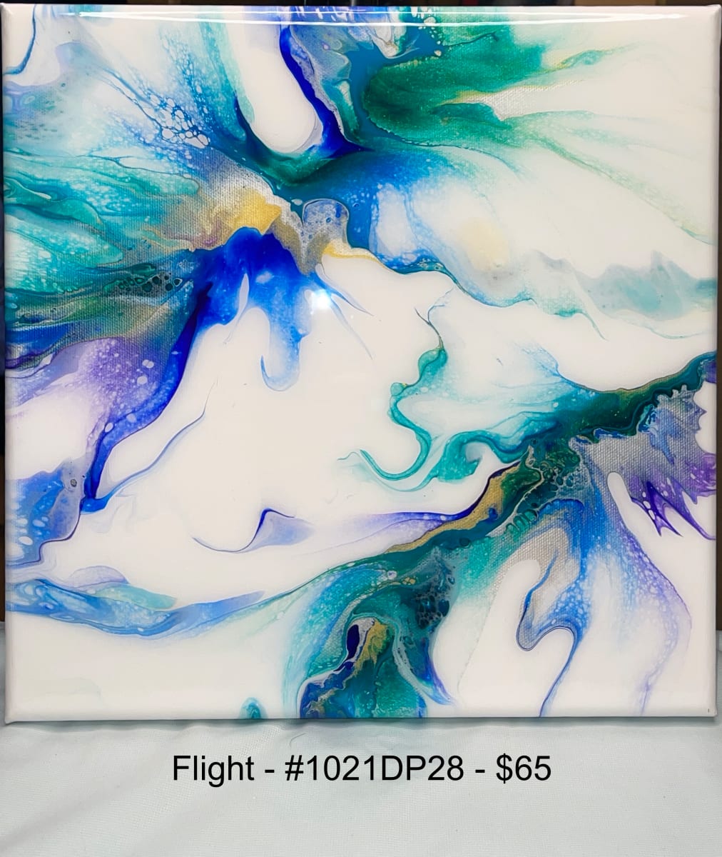 Flight by Pourin’ My Heart Out - Fluid Art by Angela Lloyd 