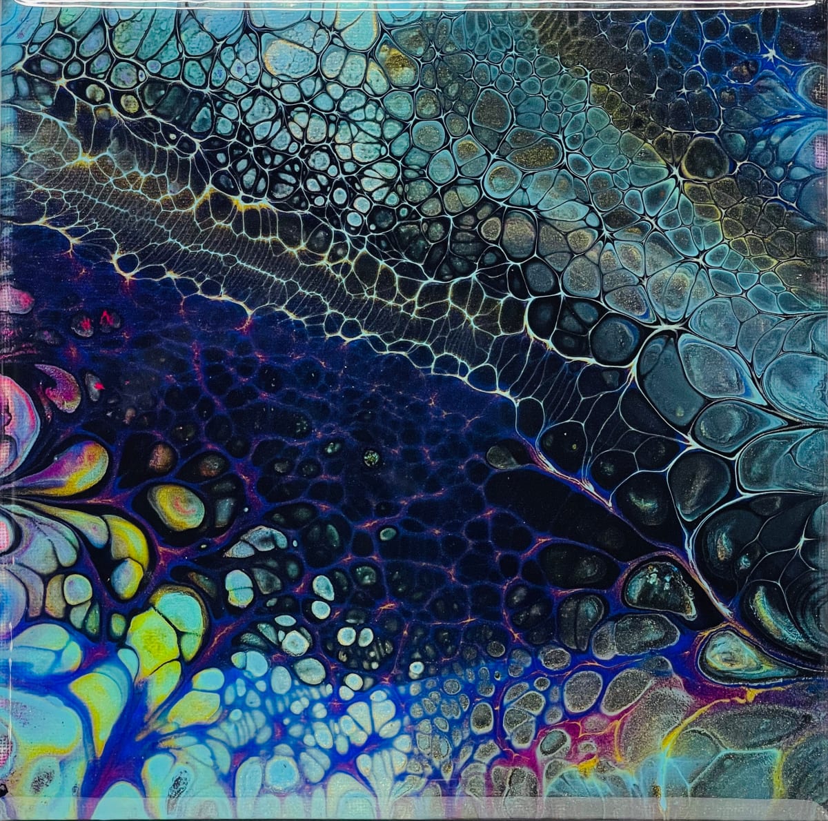 Fairy Dragon by Pourin’ My Heart Out - Fluid Art by Angela Lloyd, Image 1.
