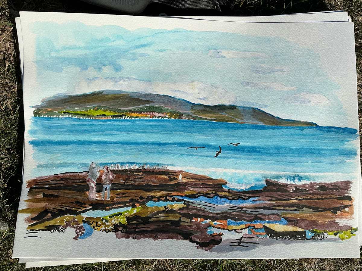 Embo beach by Jennifer Hathaway 