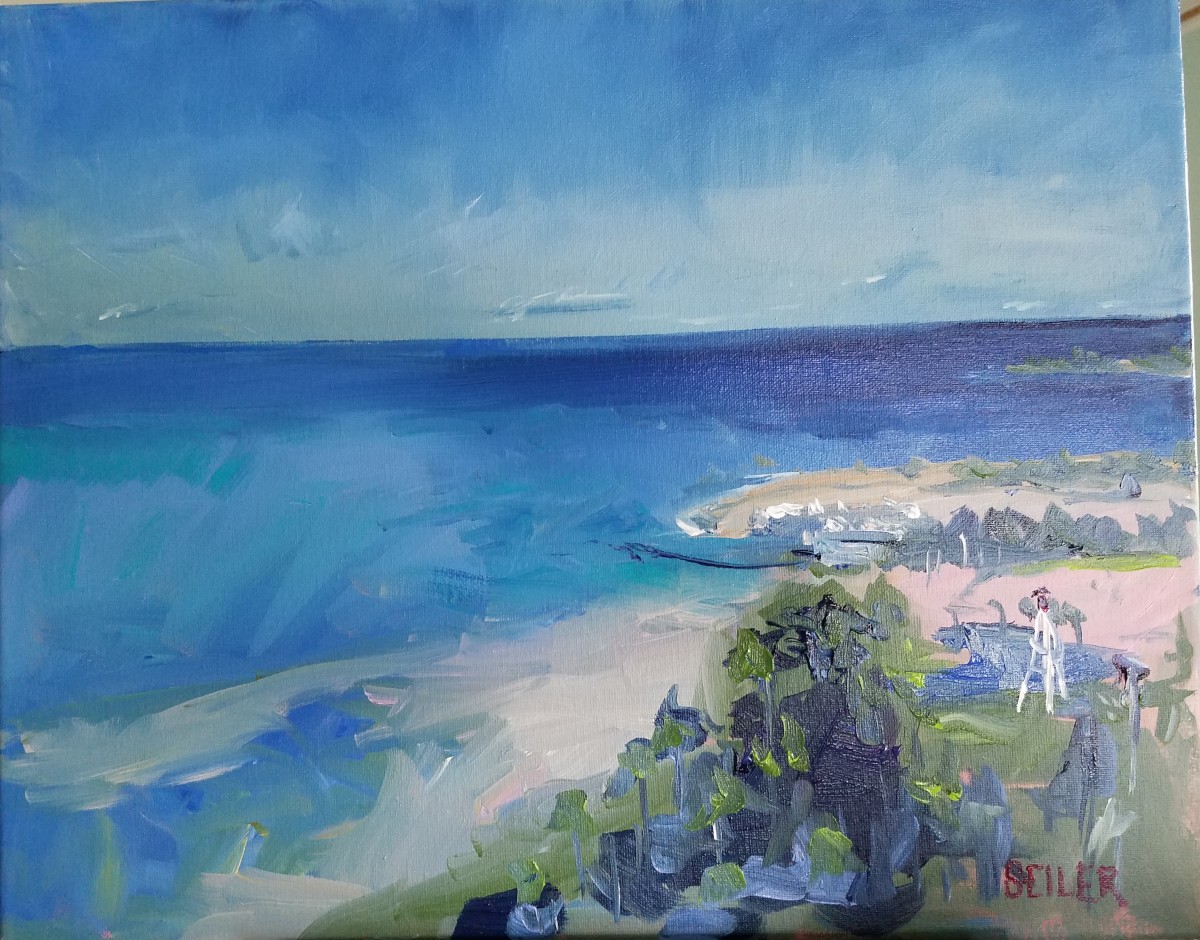 Port St Joe Bay Kind of Day by Jill Seiler 