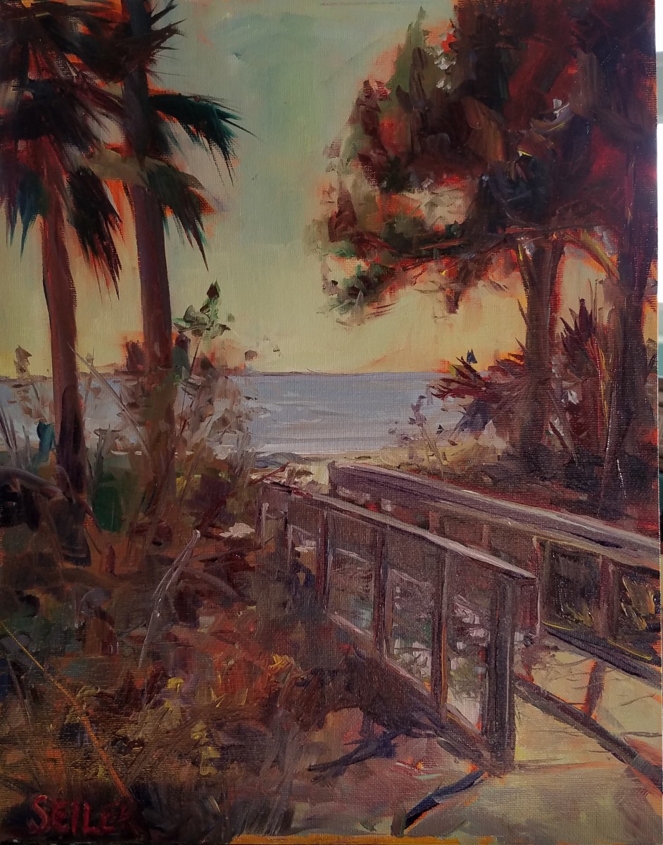 Yopon.  Port St Joe by Jill Seiler 