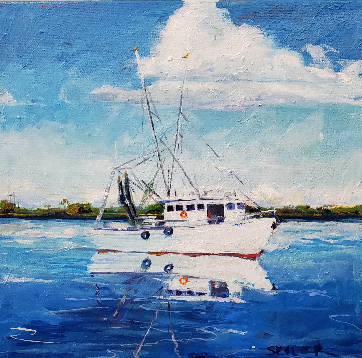 Confetti Falling Down by Jill Seiler 