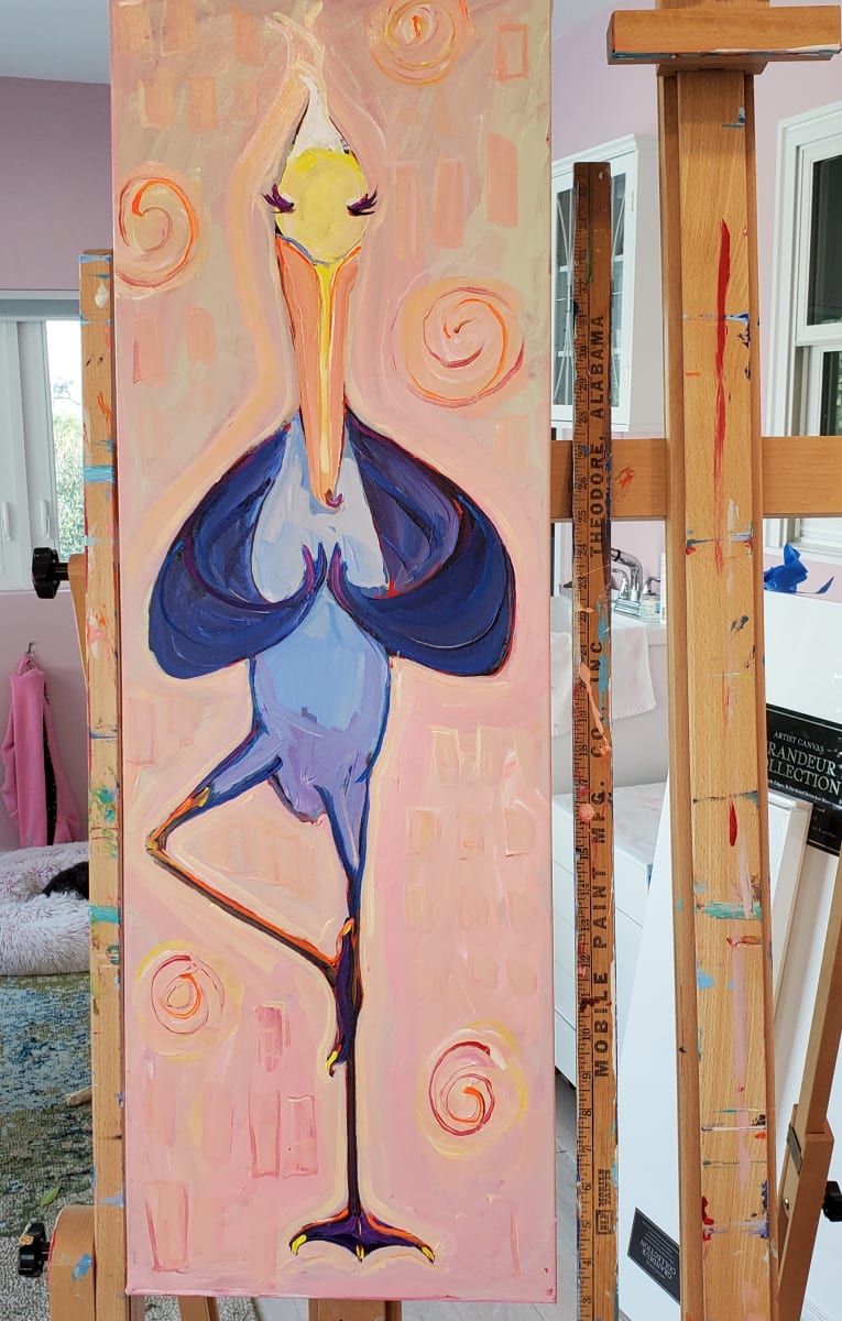 Zen Pelican by Jill Seiler 