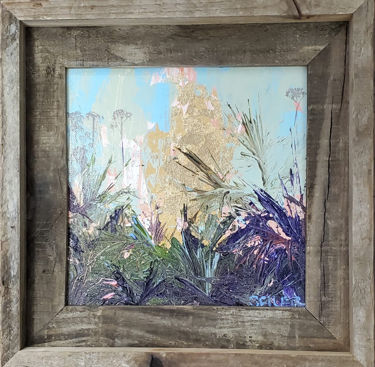 Warming up on the beach by Jill Seiler  Image: Swimming in Buzzards bay was cold.  We warned up on the beach.  Gold leaf!