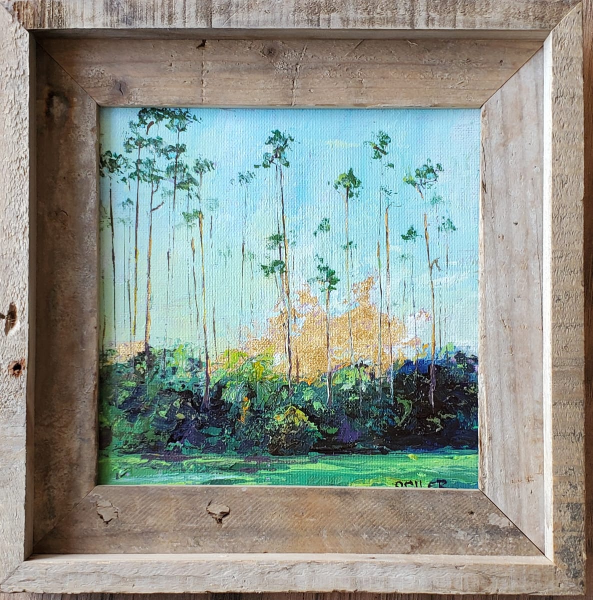 Superman Capes by Jill Seiler  Image: I believed I could fly. Acrylic with 23k gold leaf brings sparkle to this piece.  