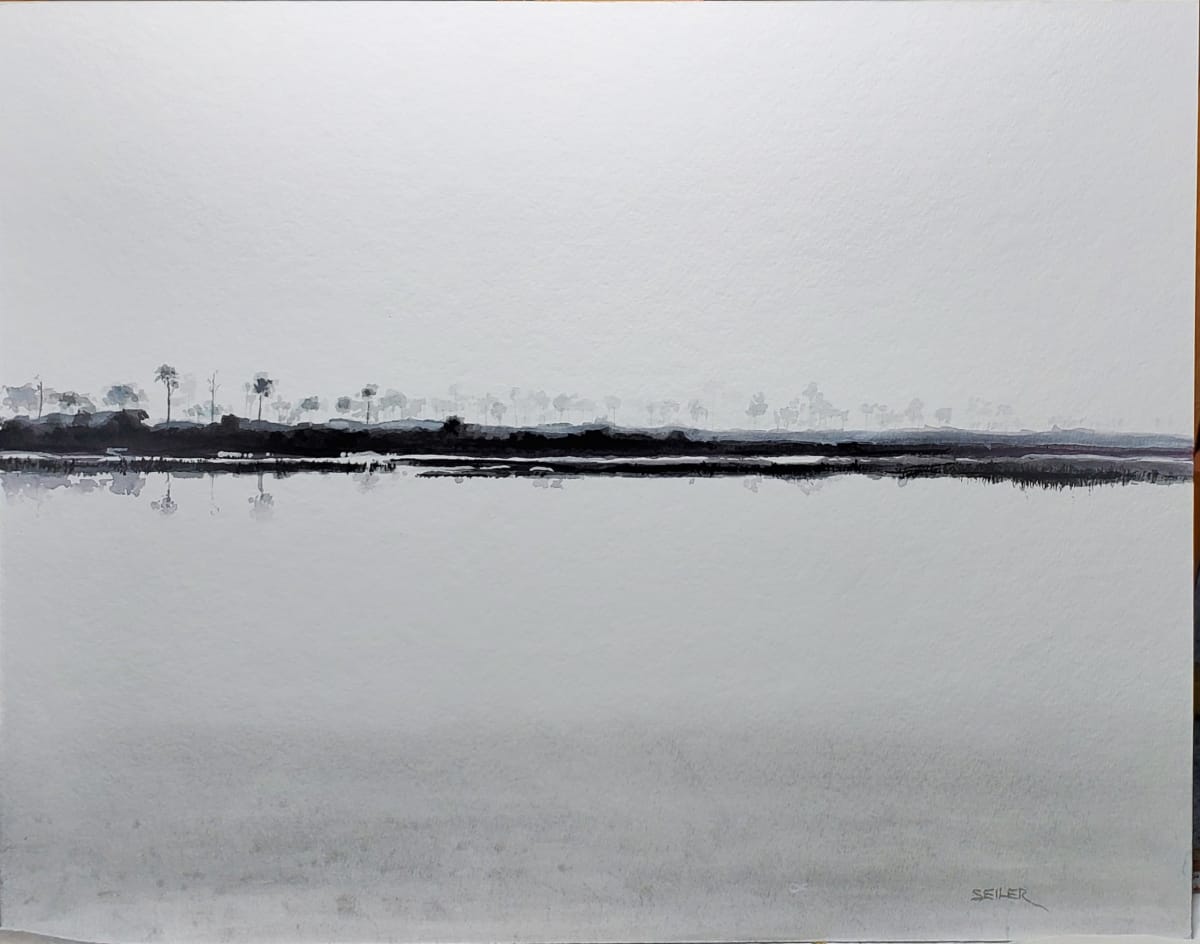 Foggy Distant Gray by Jill Seiler  Image: The humid mornings. The silence.  Get in the moment. Peace.