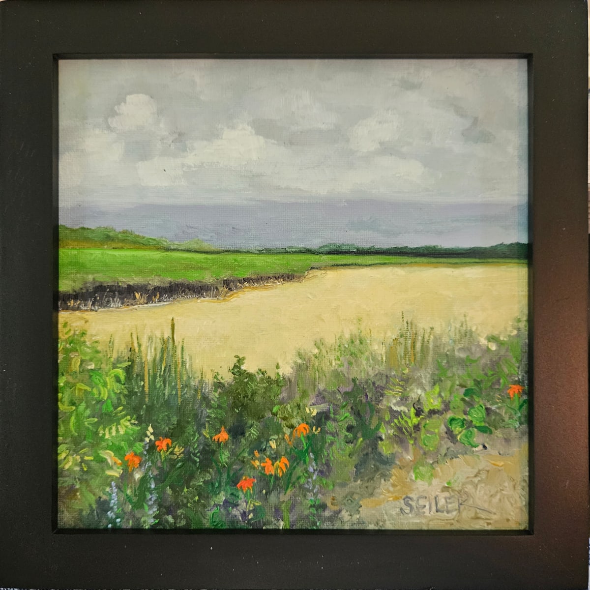 Inlet Bliss by Jill Seiler  Image: Lake Koronis inlet. I love this place.  This sound of Black birds, water, cattails rustling in the wind. 