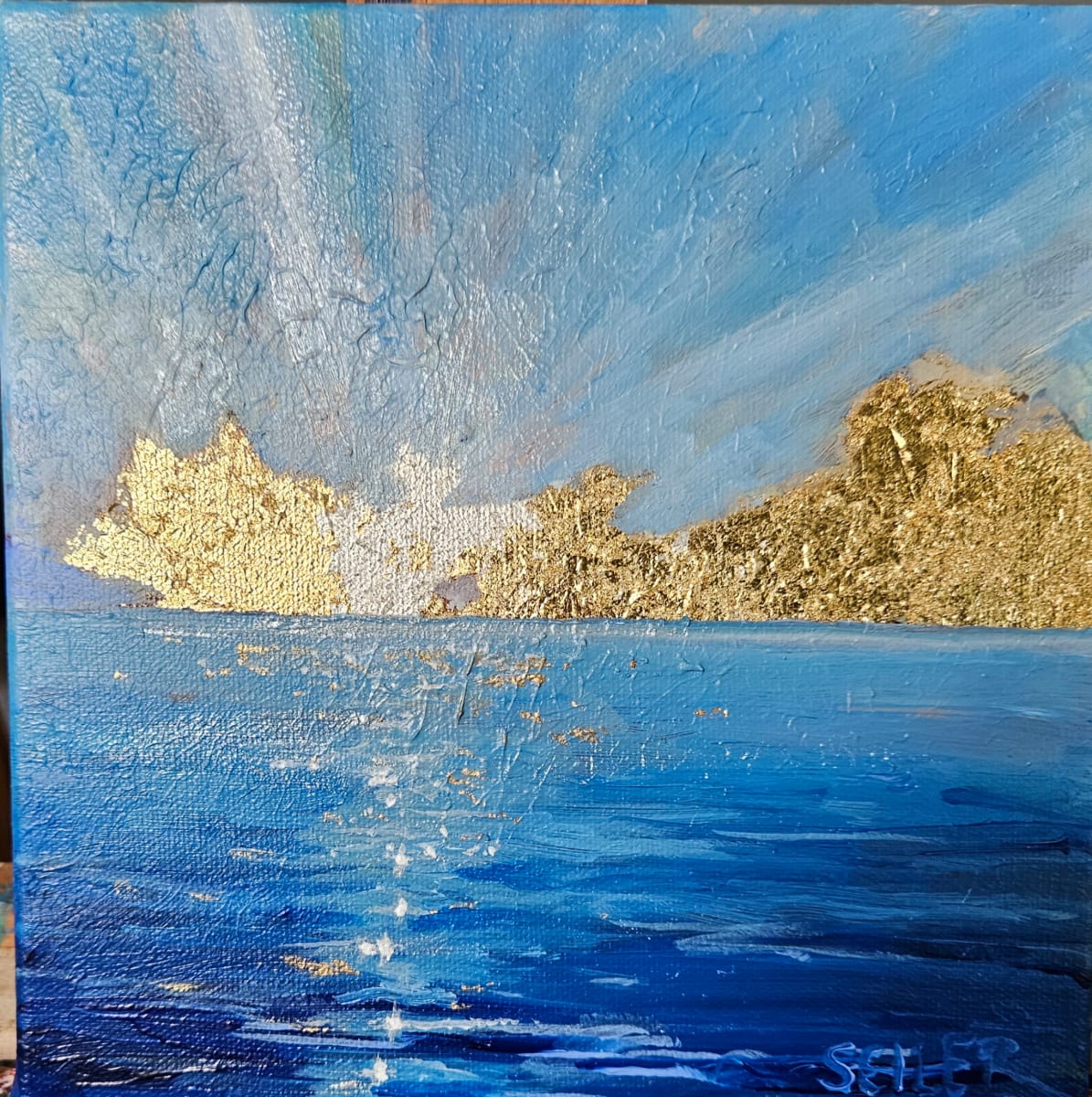 I'll Wait for you Here by Jill Seiler  Image: I love light...sparkle....water