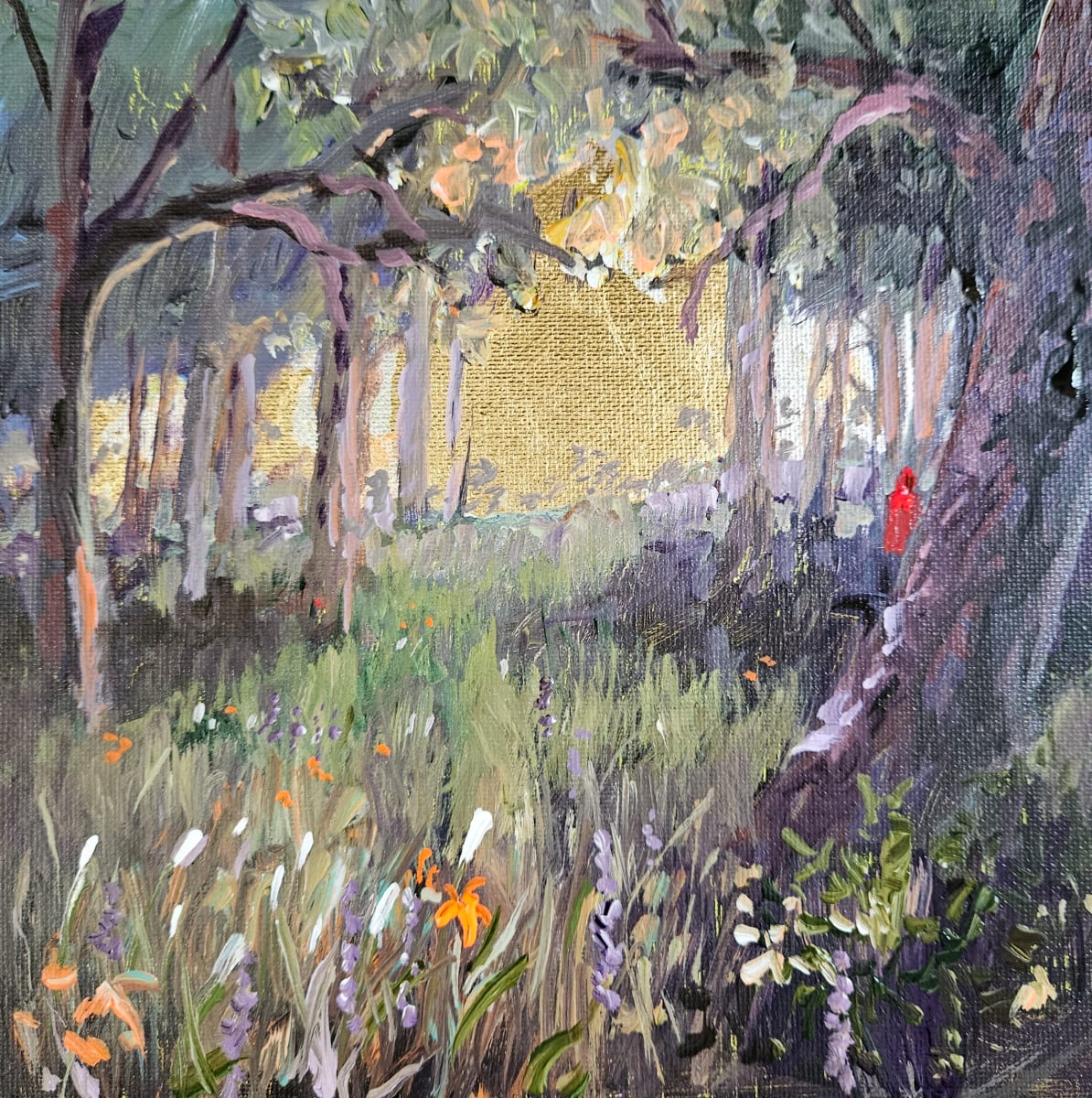 Who's That by Jill Seiler  Image: Who walks through the dark into the light.  All your secrets will be made clear. 