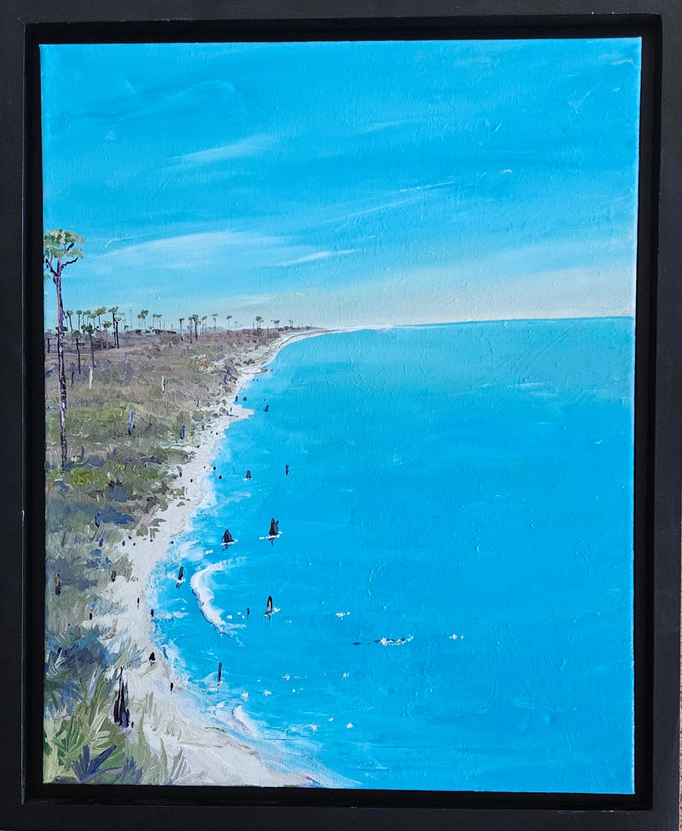 You Are Here  X by Jill Seiler  Image: Such a beautiful place.  Stump Hole on Cape San Blas. FL