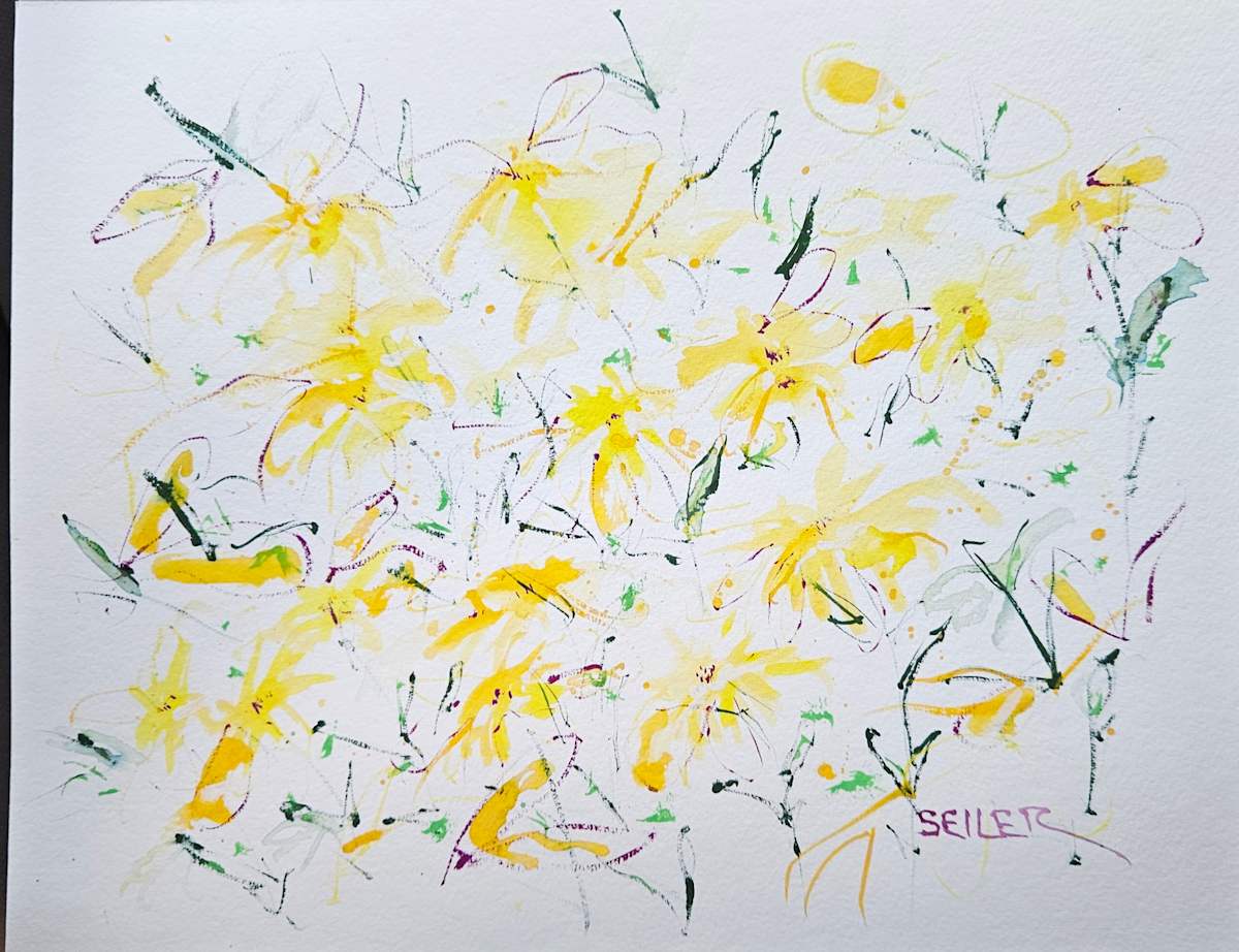 Mellow Yellow by Jill Seiler  Image: Summer flowers...lovely 
