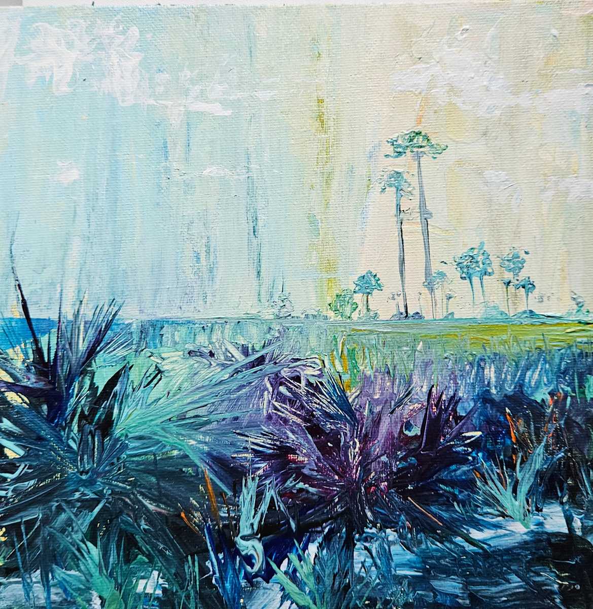 Shells and Sandcastles by Jill Seiler  Image: We would sit by the seaside and play in sand all day.  Childhood memories.  Weedy Gardens series 