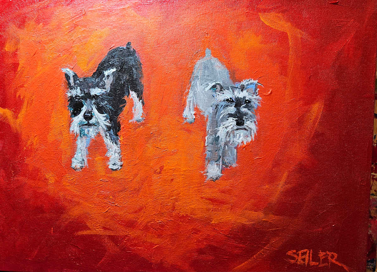 Love Libby and Rosco by Jill Seiler  Image: Libby and Rosco . Rosco, you were a loved furry child . Furrever  in our hearts. 