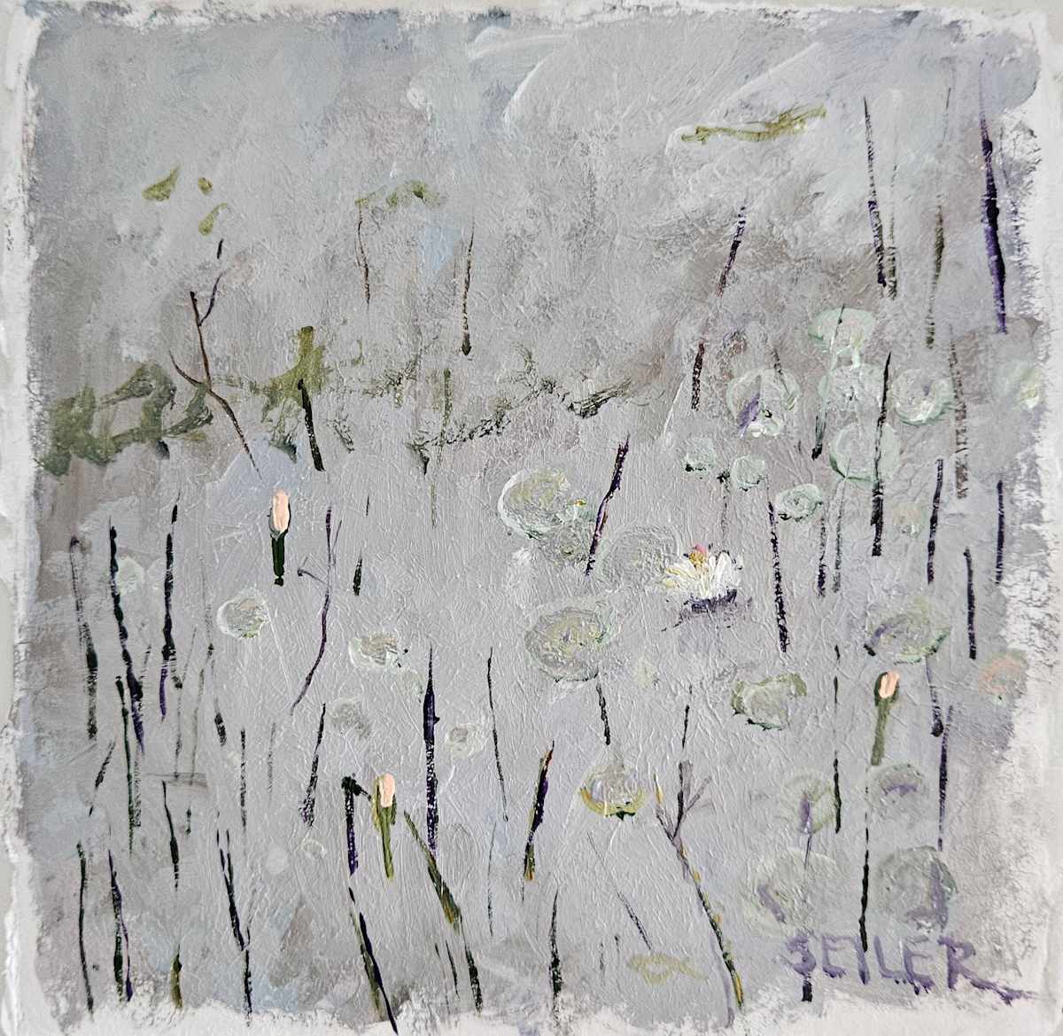 Silver Lilly Pads by Jill Seiler, Image 1.