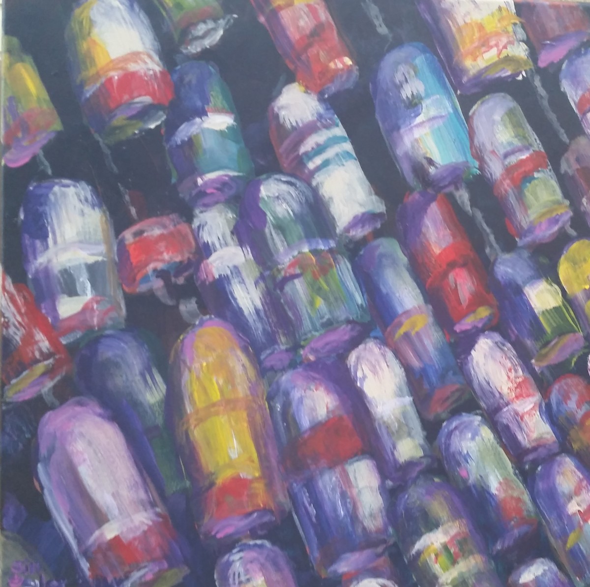 Apalachacola Buoys by Jill Seiler 