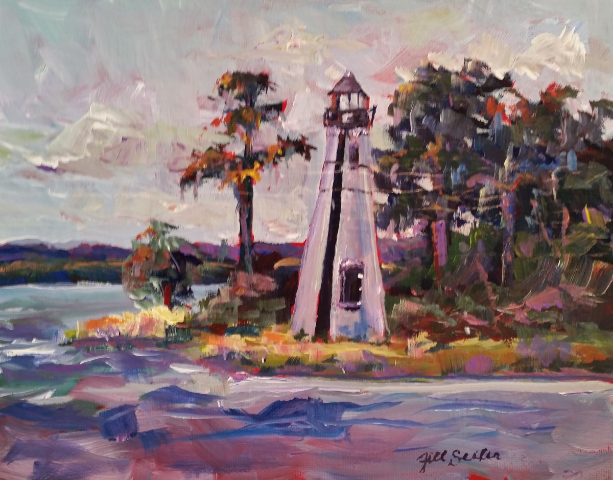 Pascagoula River Lighthouse, Pascagoula MS by Jill Seiler 
