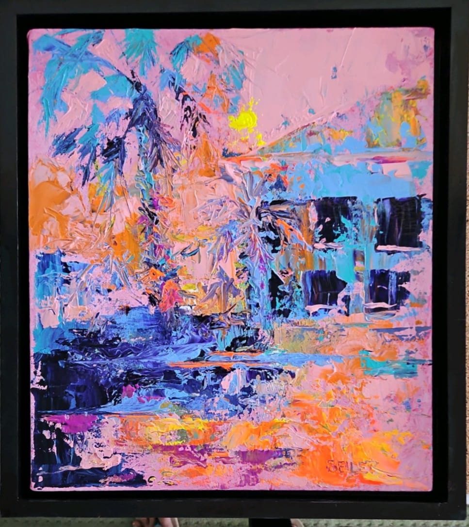 Beach Day by Jill Seiler  Image: Yummy. Hot. Sold before it dried. 