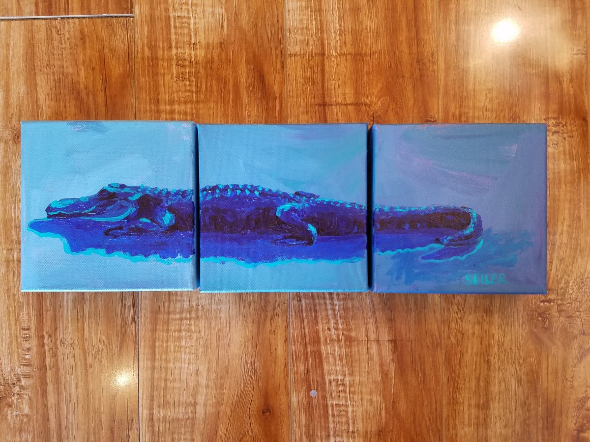 Blues Gator by Jill Seiler 