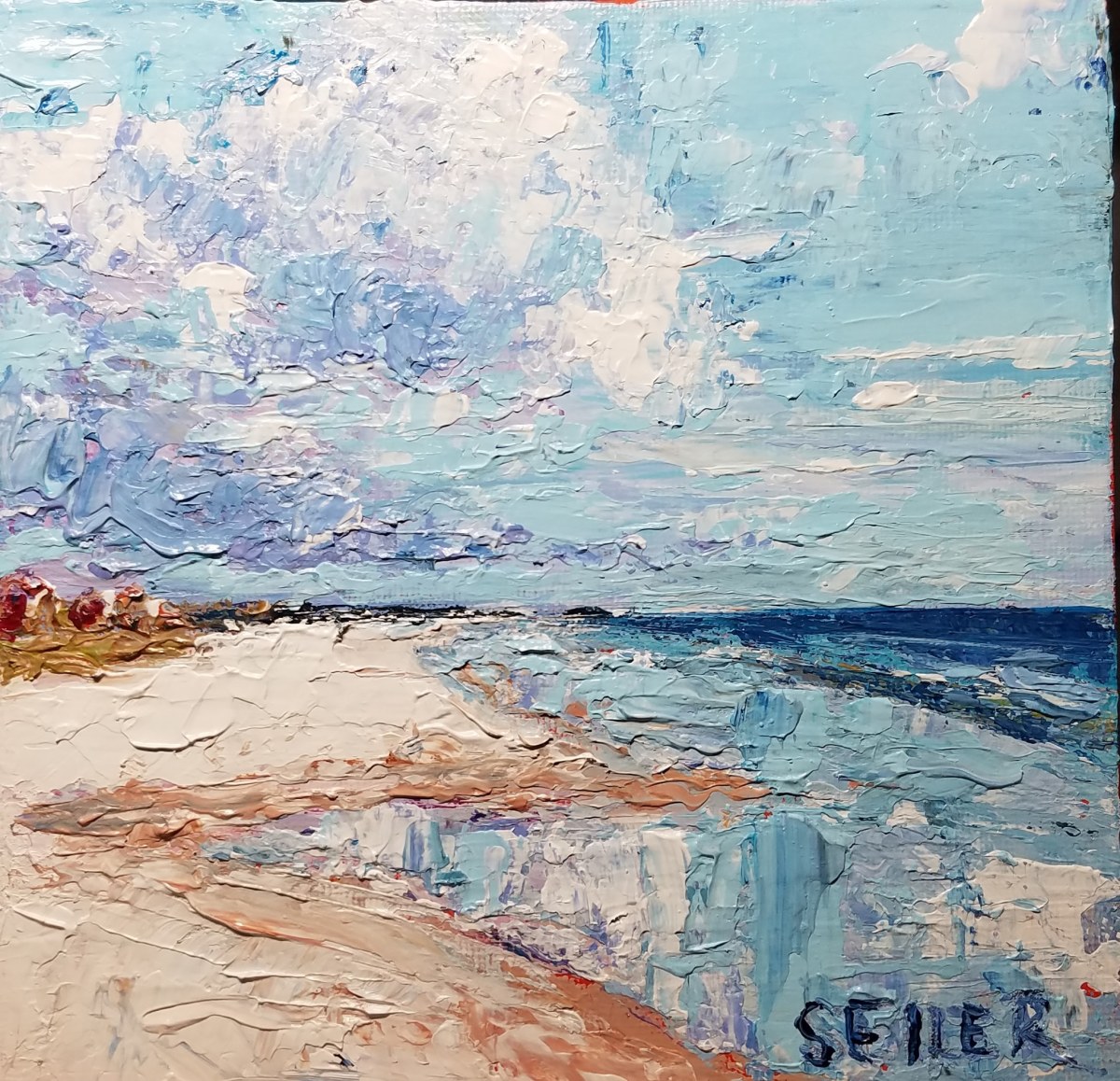 I Love the Beach #1 by Jill Seiler 