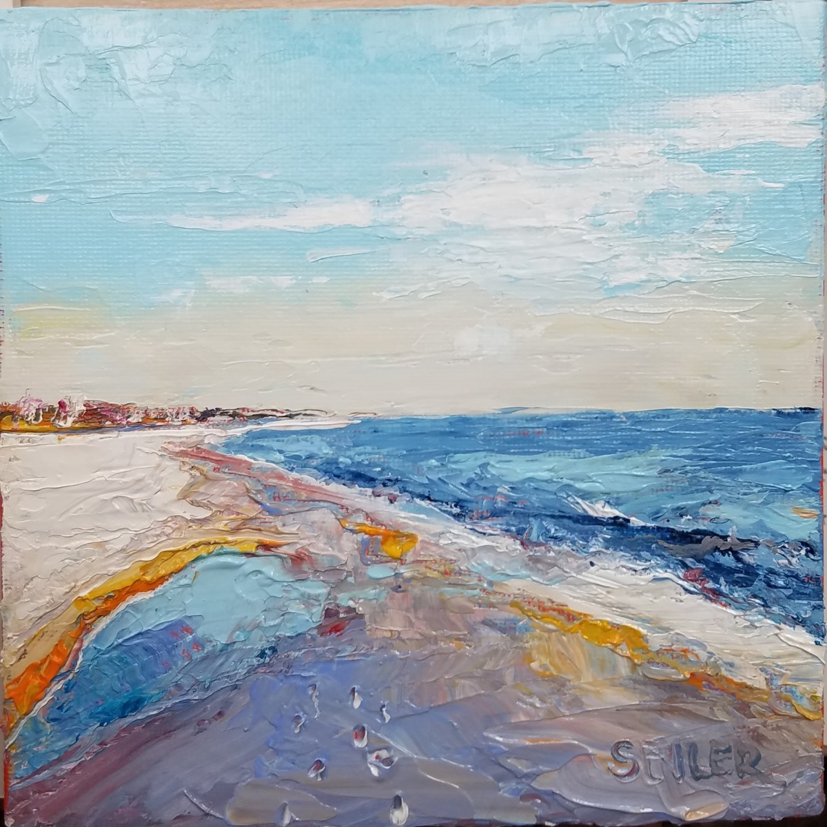 I Love the Beach #2 by Jill Seiler 