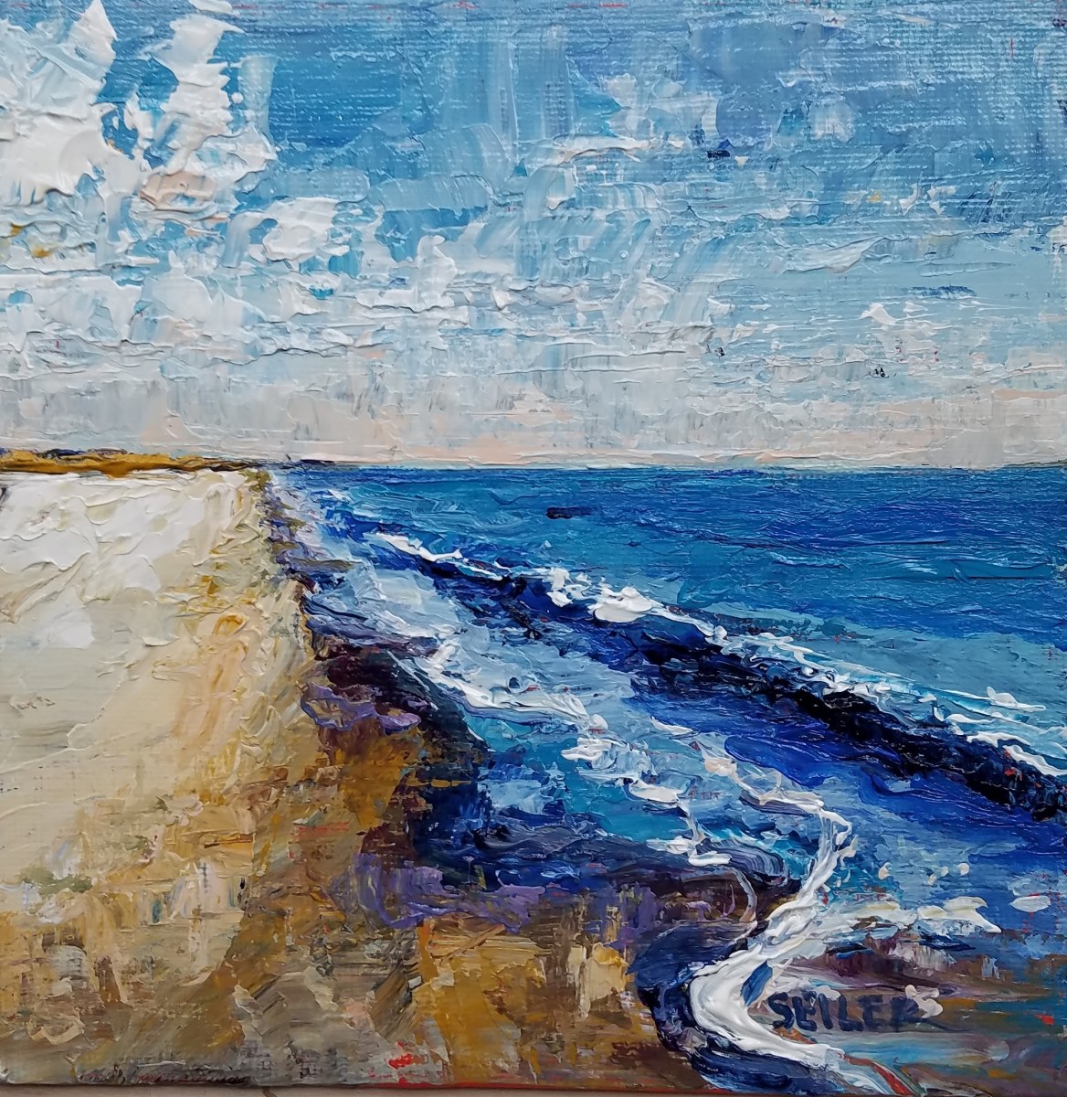 I Love the Beach #6 by Jill Seiler 