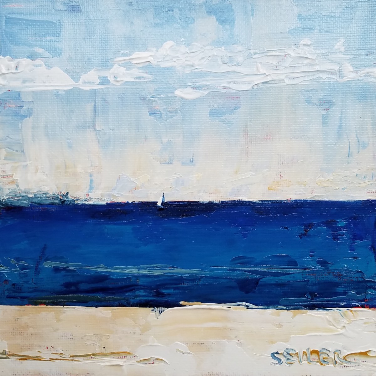 I Love the Beach #4 by Jill Seiler 