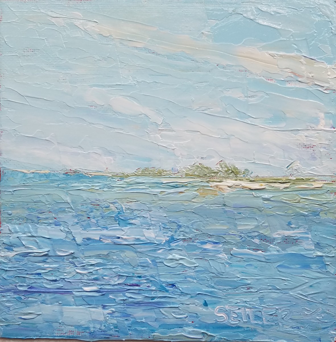 I Love the Beach #12 by Jill Seiler 